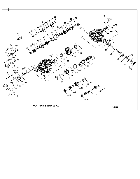 DRIVE TRAIN, MAIN GEARCASE - A16DAE87AL (100203)