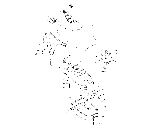 FRONT STORAGE COMPARTMENT - B994978 (4951515151a008)