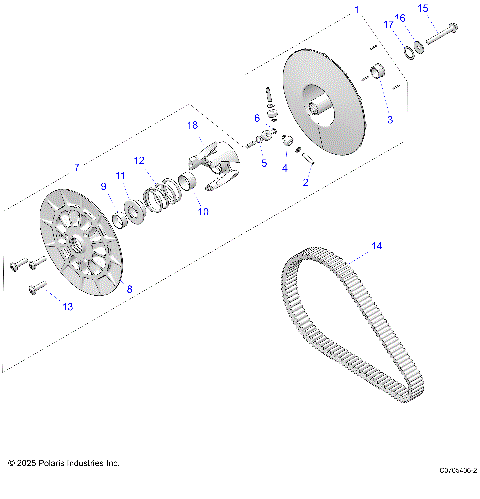 DRIVE TRAIN, CLUTCH, DRIVEN - D26P4ED4B4/FD4B4/VD4B4/YD4B4 (C700425-7)