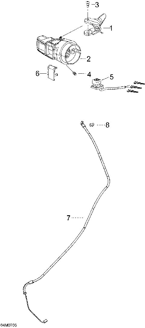 01- Throttle Handle And Housing