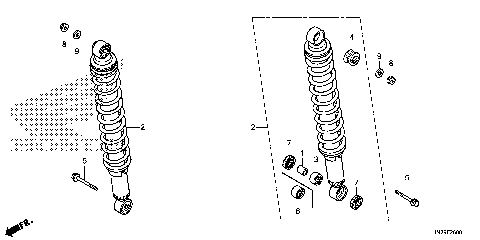 REAR SHOCK ABSORBER
