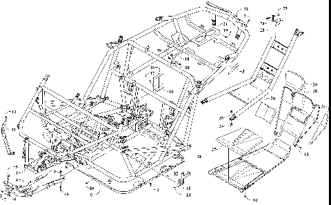 FRAME AND RELATED PARTS [302823]
