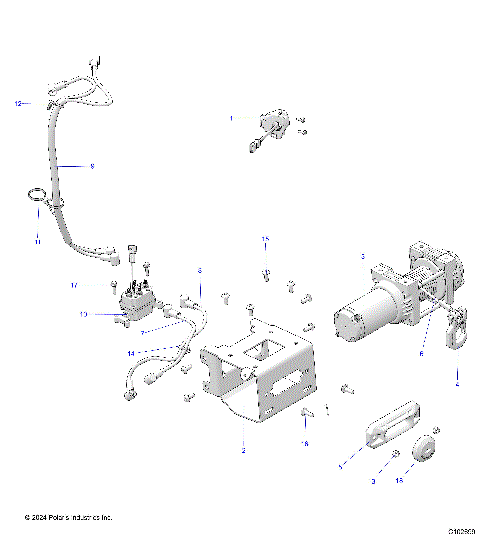 CHASSIS, WINCH - A25SKE57CK/EK (C102699)
