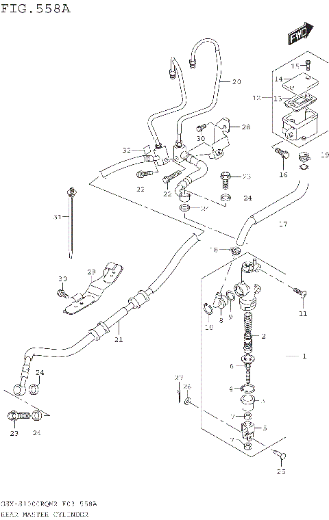 REAR MASTER CYLINDER