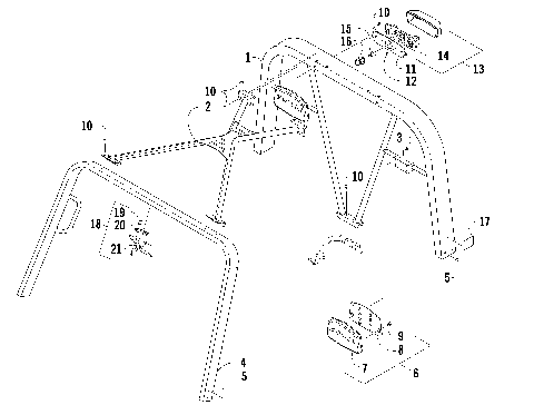CANOPY AND TAILLIGHT ASSEMBLY [90570]