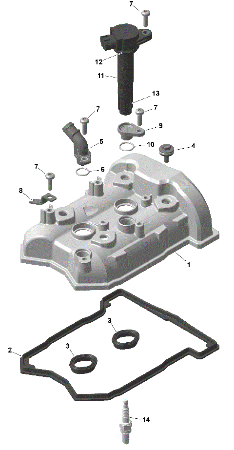 01- ROTAX - Valve Cover