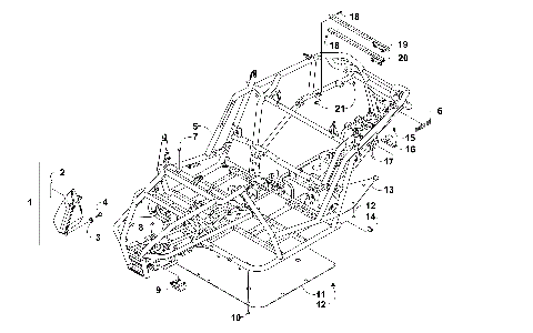FRAME, HEADLIGHTS, AND RELATED PARTS [300135]