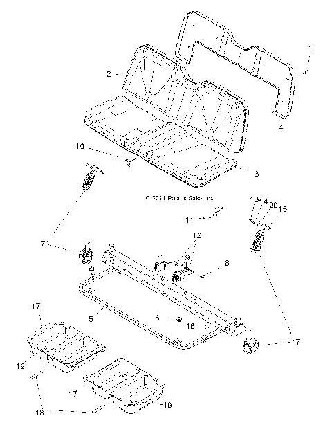 BODY, SEAT - R14RC08GC/GJ/FJ (49RGRSEAT12EV)