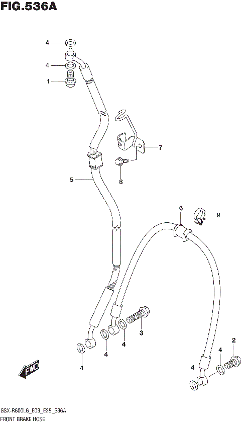 FRONT BRAKE HOSE