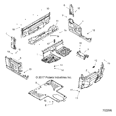 BODY, FLOOR and FENDERS - R18RTE87F1/S87C1/F1 (702098)