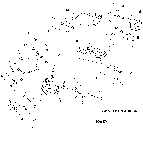 SUSPENSION, REAR CONTROL ARMS - A17DAA57F5 (100859)