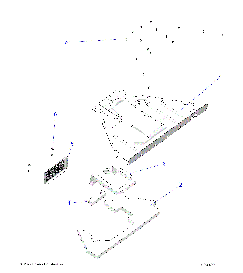 ENGINE, COOLING PT, CLOSEOFF PANEL AND FOAM - R24E3GC4FD/SC4CD/SC4FD (C730255)