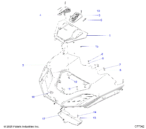BODY, HOOD - Z25RRL2KAL (C77042)