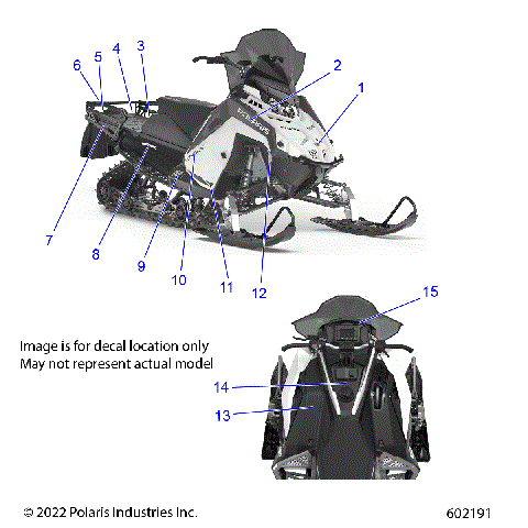BODY, DECALS, BLACK SIDE PANEL OPTION - S23TLF9FS (601652)