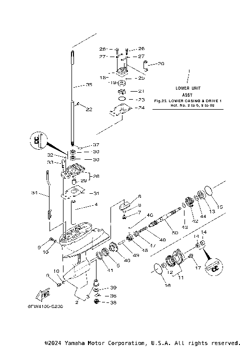 LOWER CASING DRIVE 1