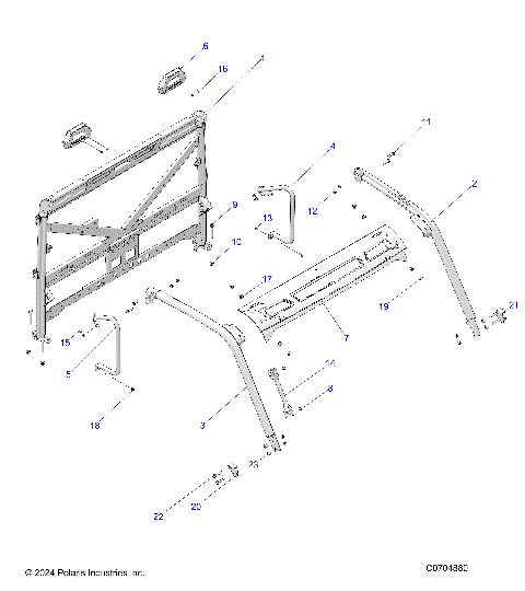 CHASSIS, CAB FRAME - R21TAE99FA/SFA/SCA/SCK/EA/EK (C0704880)