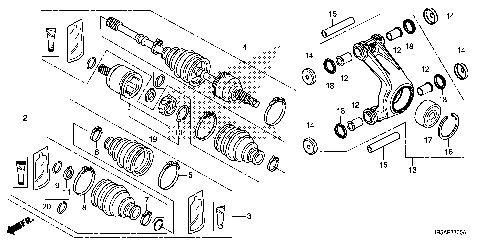 REAR KNUCKLE@REAR DRIVE