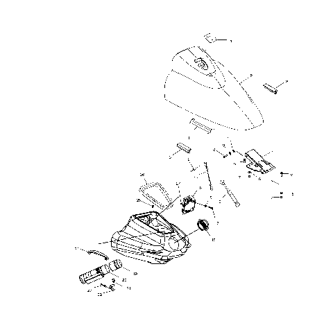 FRONT STORAGE COMPARTMENT - W035098CA/W035098IA (4981028102A08)