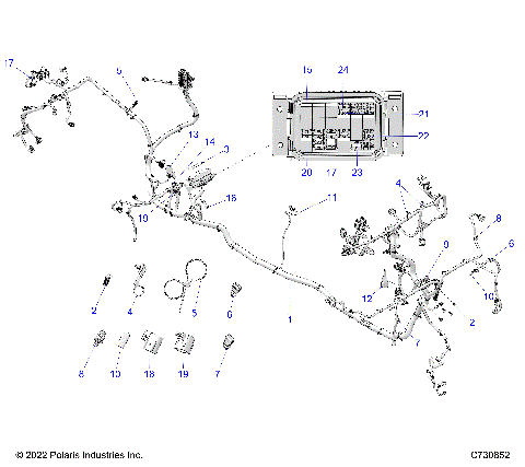 ELECTRICAL, WIRE HARNESS - (R23RSY99/RS199/A9/AJ/AK/AX/B9/BJ/BK/BX) (C730852)