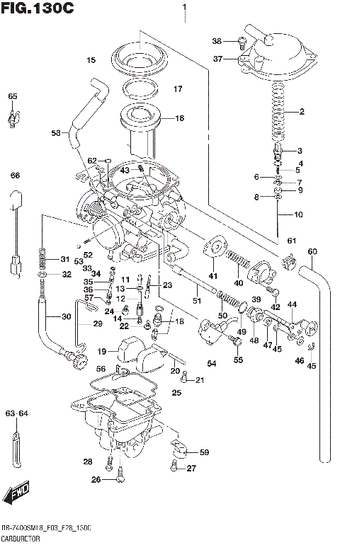 CARBURETOR (DR-Z400SML8 E33)