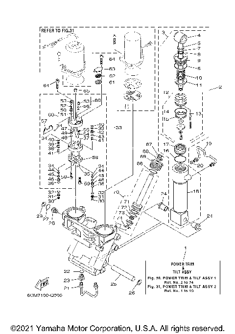 POWER TRIM TILT ASSY 1