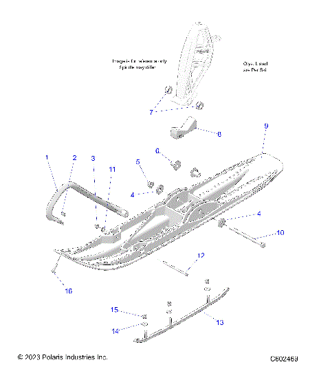 STEERING, SKI ASM. - S24CEU5TSL (C602469)