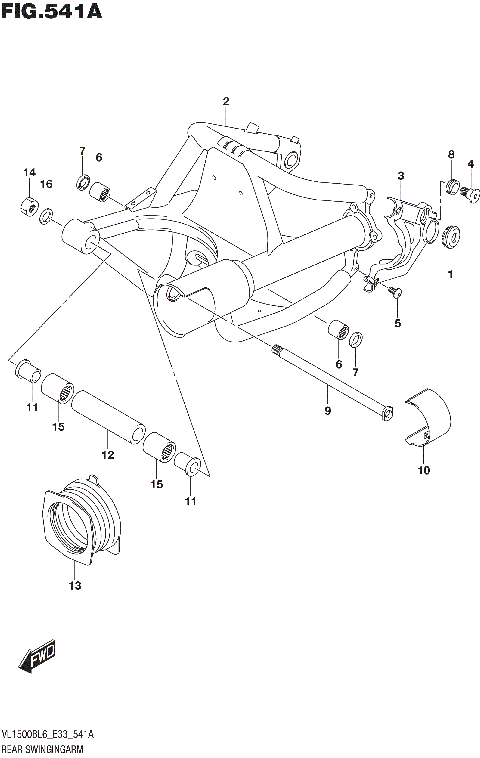 REAR SWINGINGARM