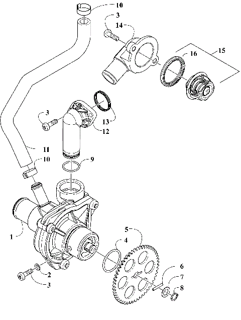 WATER PUMP ASSEMBLY   [304064]