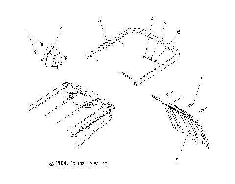 BODY, REAR BUMPER, SNOWFLAP and TAILLIGHT COVER - S10PK6HSA/HSL/HEA/PM6HSA/HSL (49SNOWBUMPERRR09700RMK)