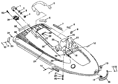 HULL and BODY SL 780 B974088 and Intl. SL 780 I974088 (4940924092A005)