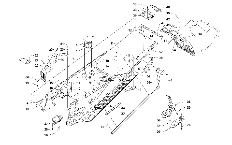 TUNNEL AND SNOWFLAP ASSEMBLY [105179]
