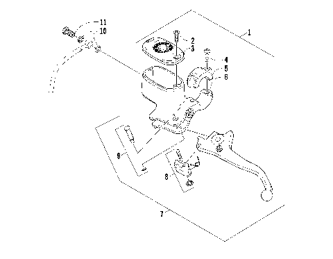 HYDRAULIC HAND BRAKE ASSEMBLY [90894]