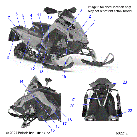 BODY, DECAL, BLACK SIDE PANEL W/FLAT BLACK ACCENT - S23TLC8MS/8ME (602212)