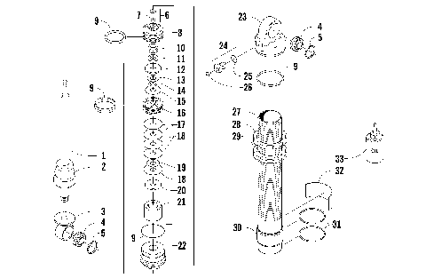 FRONT SUSPENSION SHOCK ABSORBER [90421]