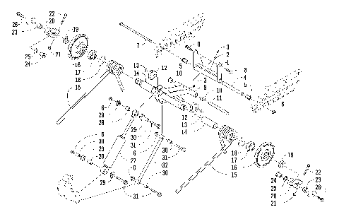 REAR SUSPENSION REAR ARM ASSEMBLY [88594]