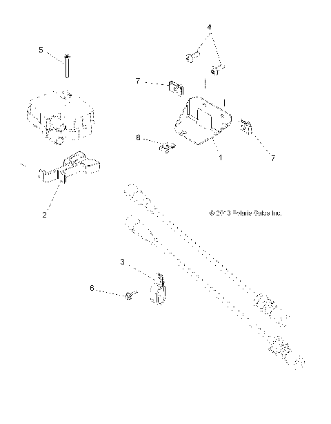 ELECTRICAL, IGNITION COIL MOUNTING - A15SVA85HD (49ATVIGNITION14850SCRAM)
