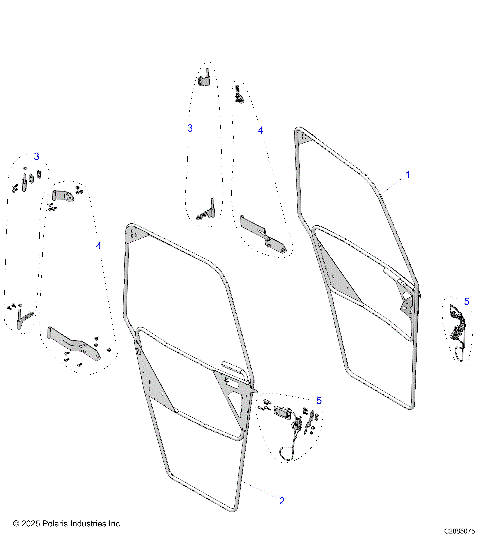 BODY, DOOR, CANVAS - (C2885075)