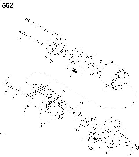 02- Electric Starter 552