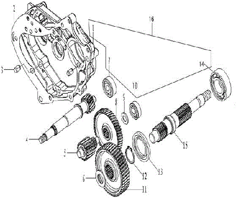 GEAR REDUCTION ASSY