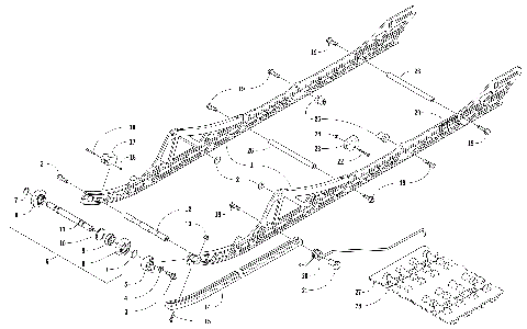 SLIDE RAIL AND TRACK ASSEMBLY [104713]