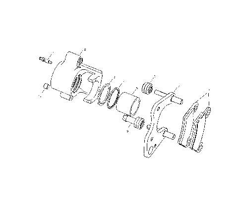 FRONT BRAKE CALIPER - C11RB42AA/C11RD50AA/AB/C11RF50AA (4981898189C05)