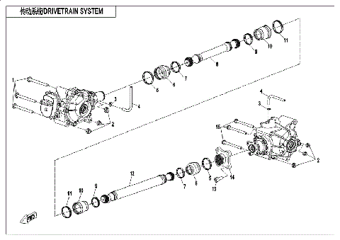 DRIVETRAIN SYSTEM