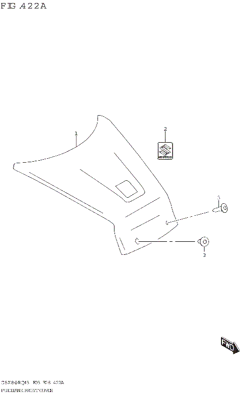FUEL TANK FRONT COVER