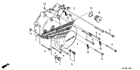 LEFT CRANKCASE COVER
