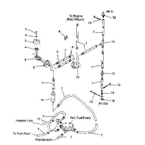 FUEL SYSTEM SL 650 / B934058 (4924732473006A)