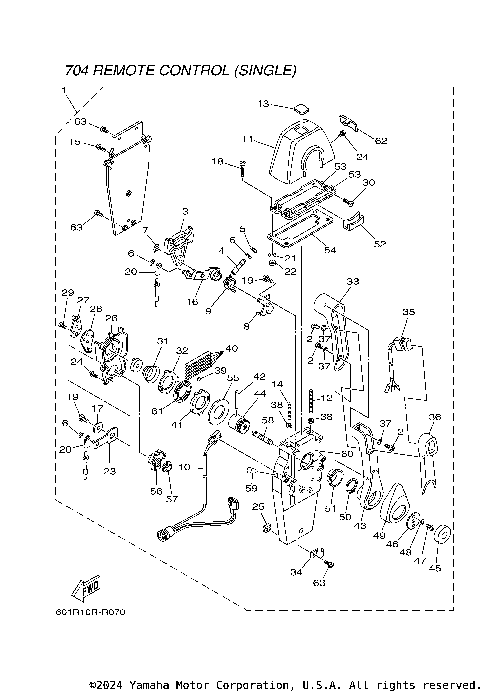 CONTROL BINNACLE 704 SINGLE