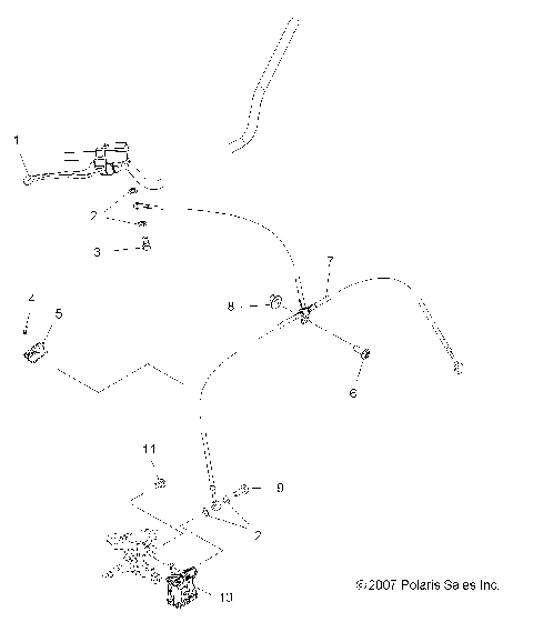 BRAKES, FRONT ASM. - A08GP52AA (49ATVBRAKEFRT08OUT525S)