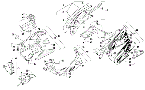 SKID PLATE AND SIDE PANEL ASSEMBLY