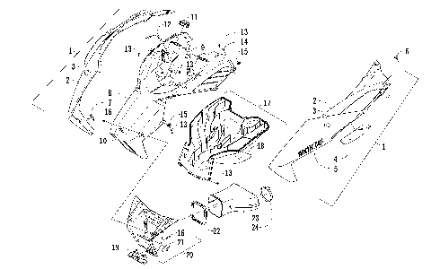 HOOD AND AIR INTAKE ASSEMBLY [98941]