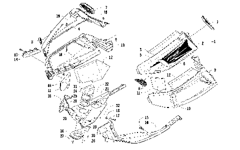 SKID PLATE AND SIDE PANEL ASSEMBLY [89493]